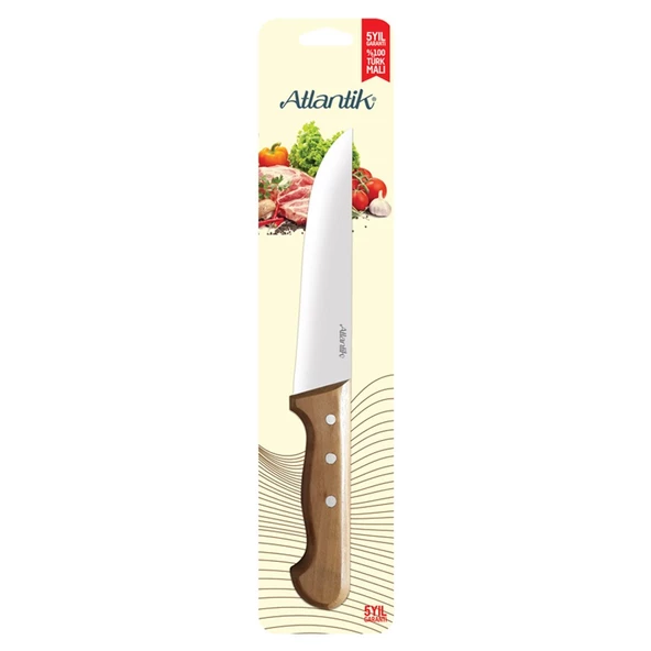 Atlantik Ceviz Saplı Kurban Bıçakgı No:3 19Cm 31013 ürün görseli 1