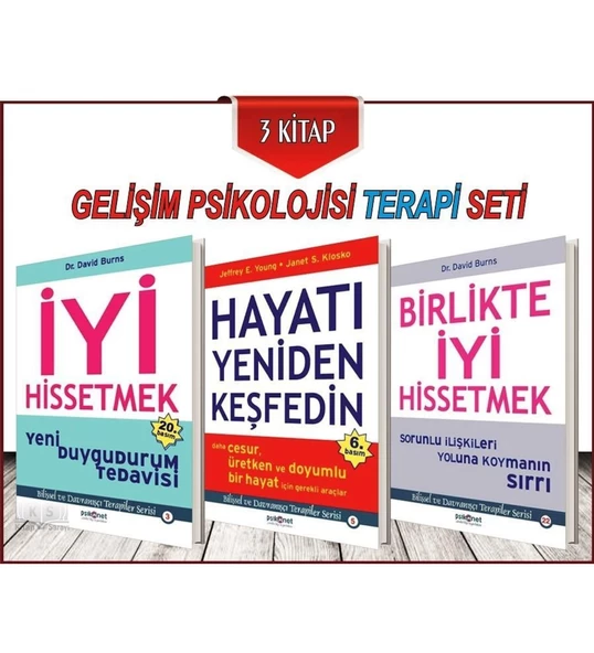Gelişim Psikolojisi Terapi Seti 3 Kitap ürün görseli 1