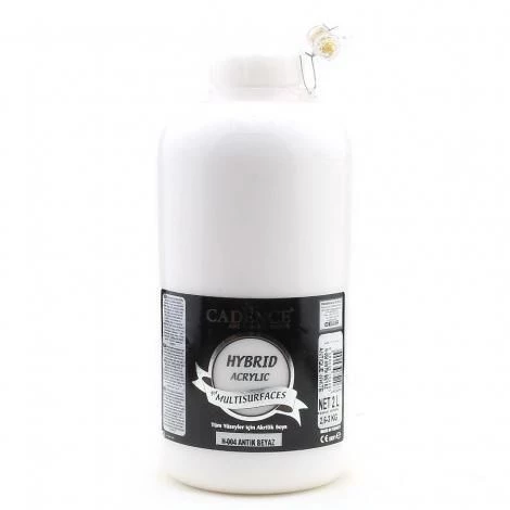 Cadence Hybrid Multisurface Akrilik Boya 2 Litre H-004 ANTİK BEYAZ ürün görseli 1