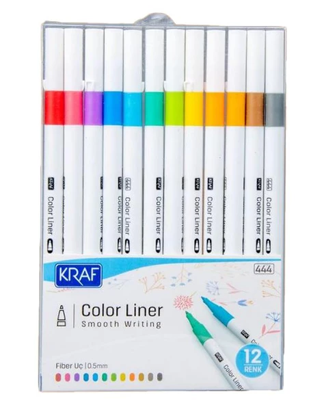 Kraf Color Liner Kalem 05 12li ürün görseli 1