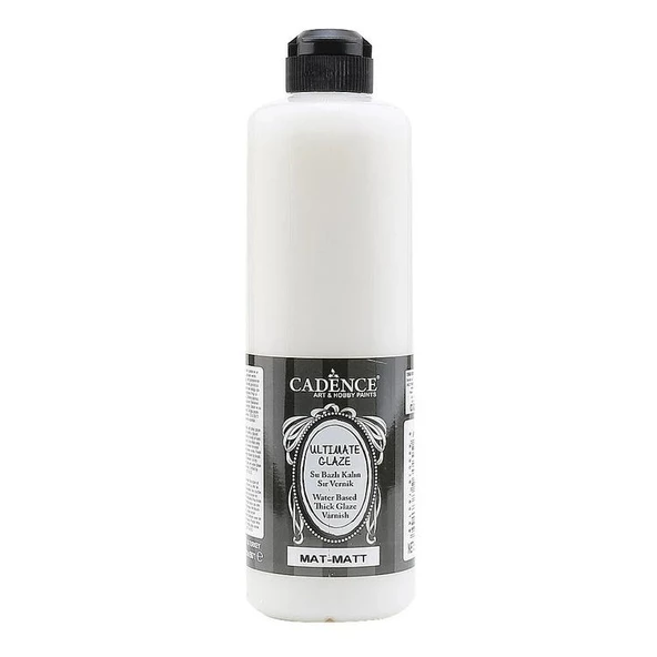 Cadence Ultimate Glaze Su Bazlı Sır Vernik MAT 750 ml. ürün görseli 1