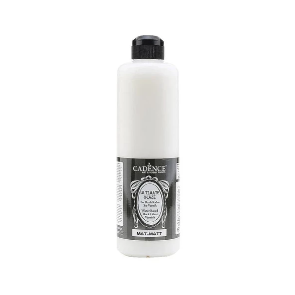 Cadence Ultimate Glaze Su Bazlı Sır Vernik MAT 250 ml. ürün görseli 1