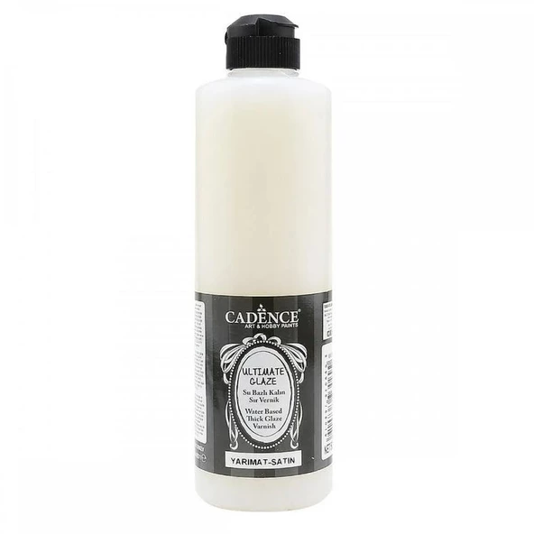 Cadence Ultimate Glaze Su Bazlı Sır Vernik YARI MAT 750 ml. ürün görseli 1