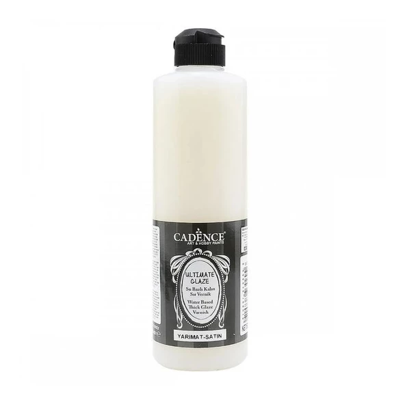 Cadence Ultimate Glaze Su Bazlı Sır Vernik YARI MAT 500 ml. ürün görseli 1