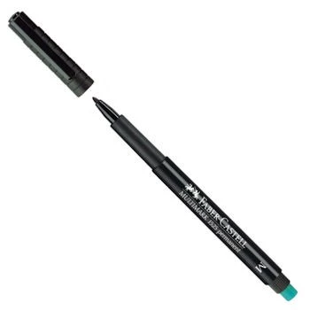 Faber Castell Multimark 1525 Permanent Asetat Kalemi 1.0 mm (M) SİYAH ürün görseli 1