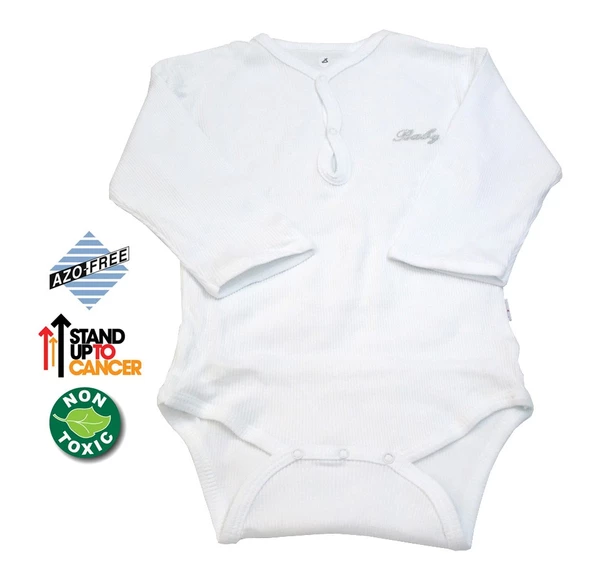 Sema Baby Uzun Kol Kaşkorse Badi (Body) - Beyaz 0-6 Ay ürün görseli 1