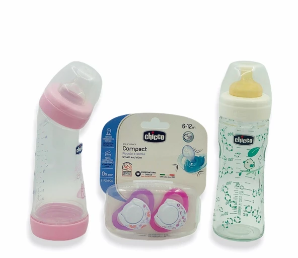 Chicco Bebeğinizin İlk Seti 3'lü Fırsat Paketi - Pembe ürün görseli 1