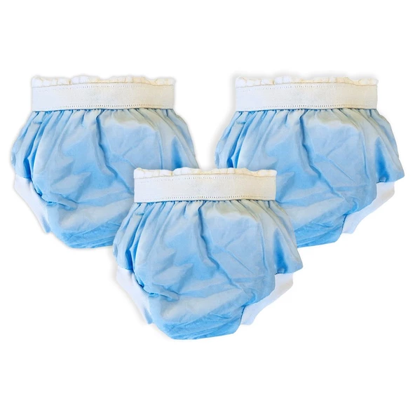 Sema Baby 3'lü Lüks Alıştırma Külodu 10-15 kg - Mavi ürün görseli 1
