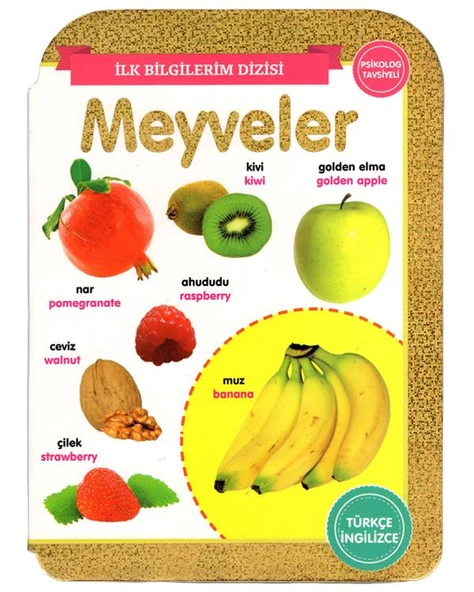 Meyveler İlk Bilgilerim Dizisi 0 6 Yaş Yayınları ürün görseli 1