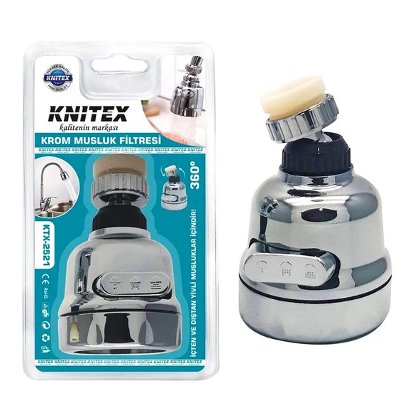 Knitex 2521 Vakumlu Kubar Başlık Krom - Hrd-007003 ürün görseli 1