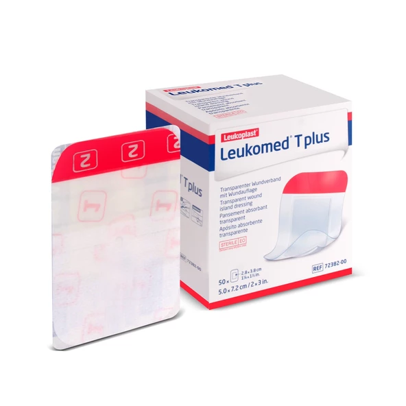 Bsn Leukomed T Plus Pedli Transparan Film Yara Örtüsü 5cm x 7,2cm 50'li ürün görseli 1