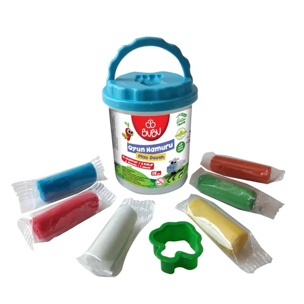 Bubu Kovalı Oyun Hamuru Seti 6x15 gr ürün görseli 1