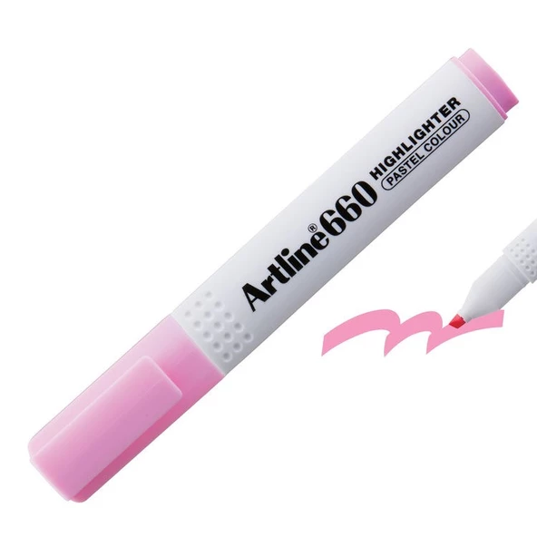 Artline 660 Fosforlu Kalem Pastel Pembe ürün görseli 1