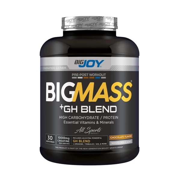 Bigjoy Sports Big Mass Gh Factors 3 kg Çikolata ürün görseli 1