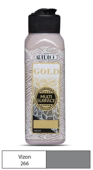 Artdeco Gold Multi Surface Akrilik Boya 140 ml. 266 VİZON ürün görseli 1