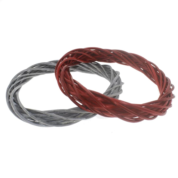 25cm Kapı Süsü Çelengi Doğal Ahşap - Resim 8