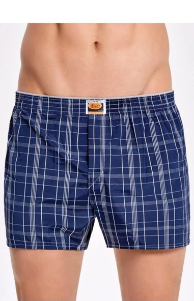 İLKE 02 ERKEK POPLİN BOXER 3 ADET - Resim 2