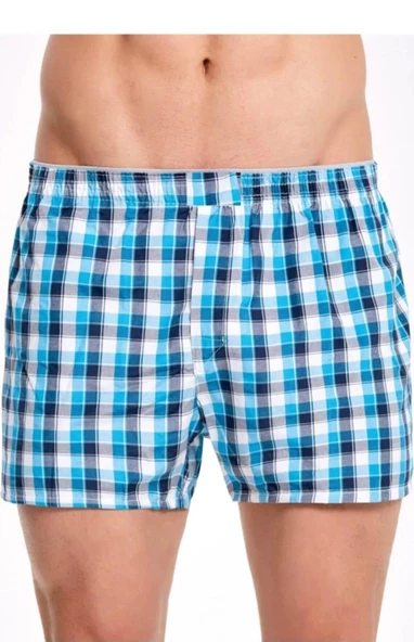 İLKE 02 ERKEK POPLİN BOXER 3 ADET - Resim 5