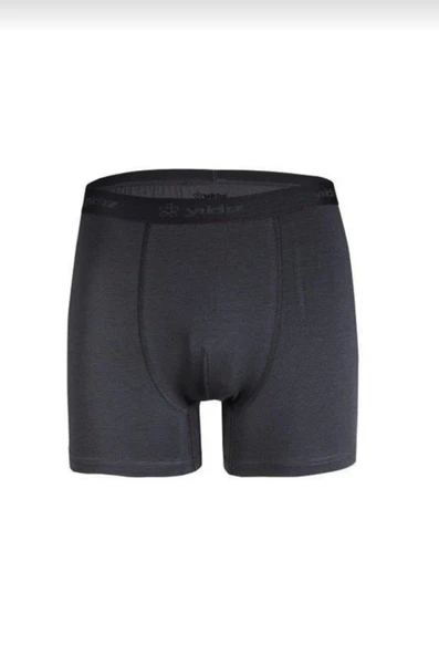 YILDIZ 38 ERKEK MODAL LİKRALI BOXER FÜME 10 ADET ürün görseli 1
