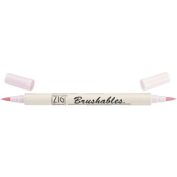 Zig Brushables 2 Renk Tonu Fırça Uçlu Marker Kalem 026 Baby Pink ürün görseli 1