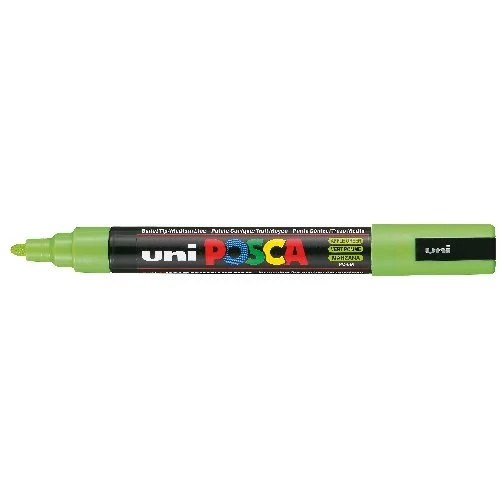Uni Posca PC-5M Boyama Markörü 1.8-2.5 mm ELMA YEŞİLİ ürün görseli 1