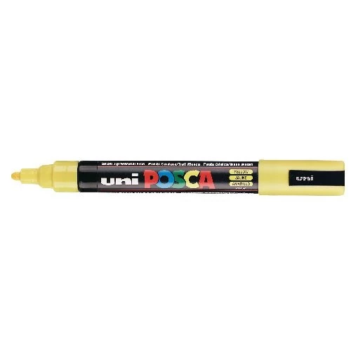 Uni Posca PC-5M Boyama Markörü 1.8-2.5 mm SARI ürün görseli 1