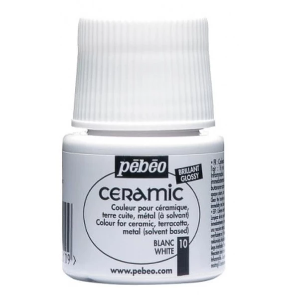 Pebeo Ceramic Seramik Boyası 10 White ürün görseli 1