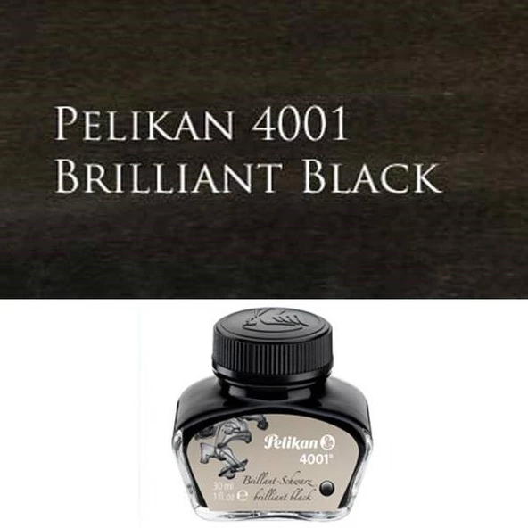 Pelikan 4001 Dolmakalem Mürekkebi 30 ml. SİYAH ürün görseli 1