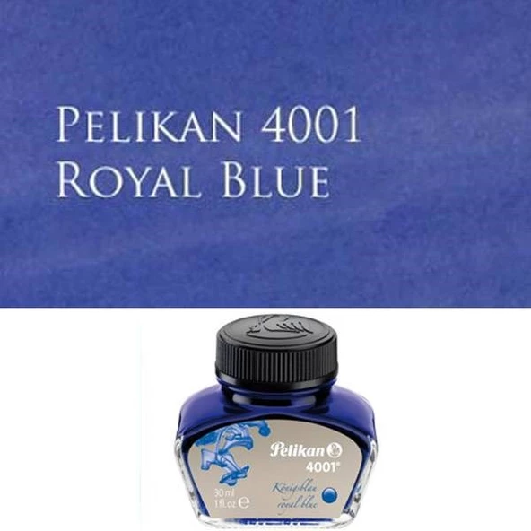 Pelikan 4001 Dolmakalem Mürekkebi 30 ml. ROYAL MAVİ ürün görseli 1
