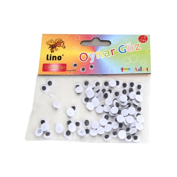 Lino Oynar Göz 7 mm 100lü Paket ürün görseli 1