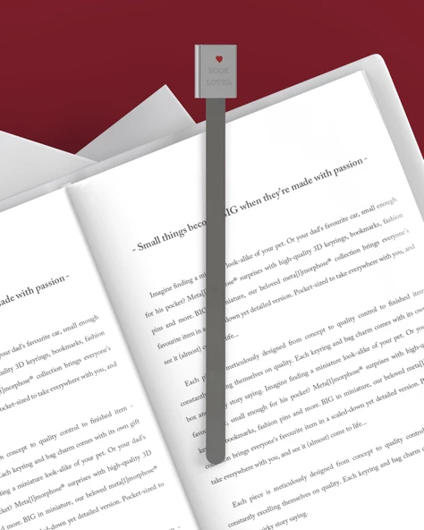 Metalmorphose Book Lover Kitap Ayracı - Resim 3