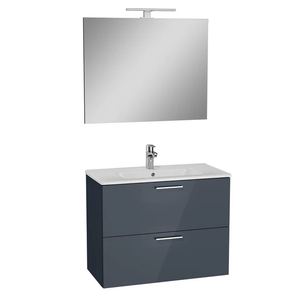 VitrA Mia Banyo Dolabı Seti 80 cm Antasit 75100 ürün görseli 1