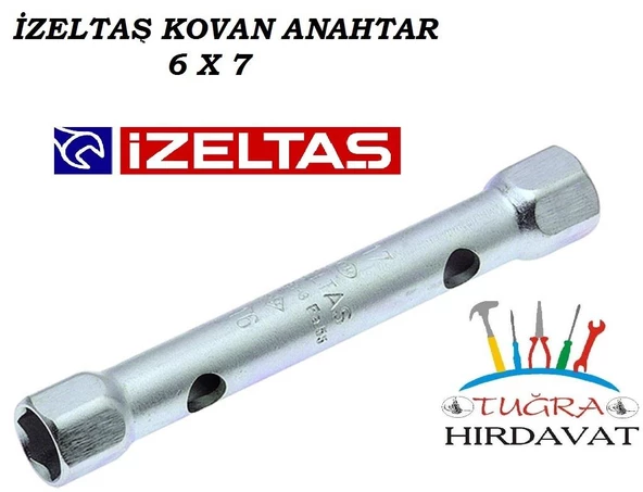 İzeltaş Kovan Anahtar İki Ağız 6x7 ürün görseli 1