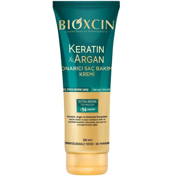Bioxcin Keratin Ve Argan Onarıcı Saç Bakım Kremi 250 ml ürün görseli 1