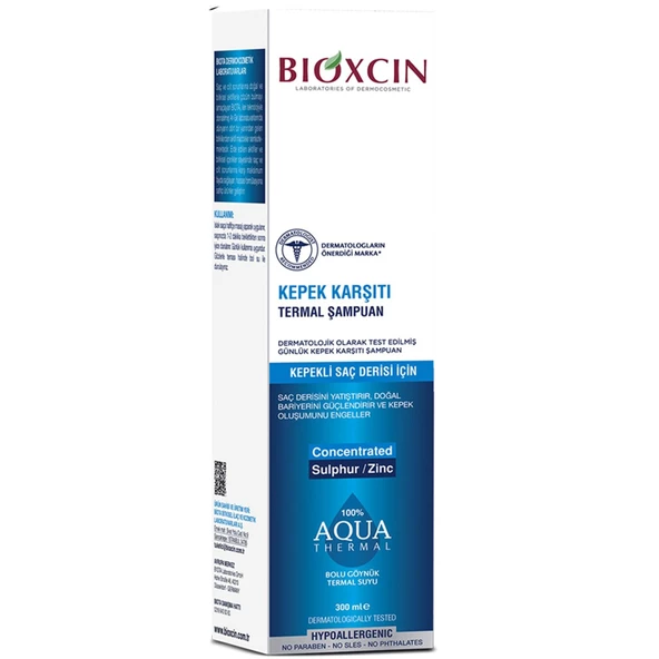Bioxcin Aqua Thermal Kepek Karşıtı Şampuan 300 ml ürün görseli 1