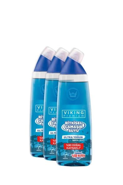 Viking Premium Çamaşır Suyu Sandal Ağacı 750 ml 3 Adet ürün görseli 1