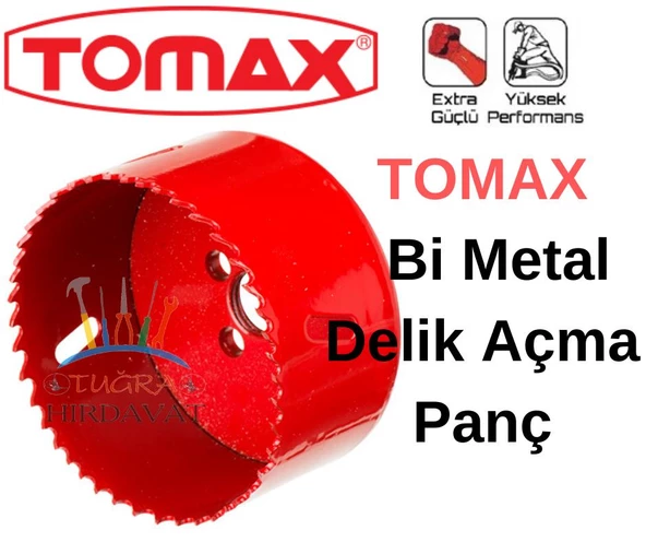 Tomax Hss Bi Metal Panç 57 mm Delik Açma Pancı Testeresi ürün görseli 1
