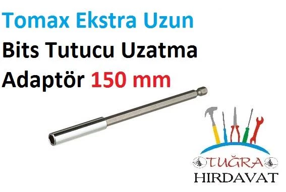 Tomax Manyetik Mıknatıs Bits Uzatma Adaptörü 150mm Ekstra Uzun ürün görseli 1