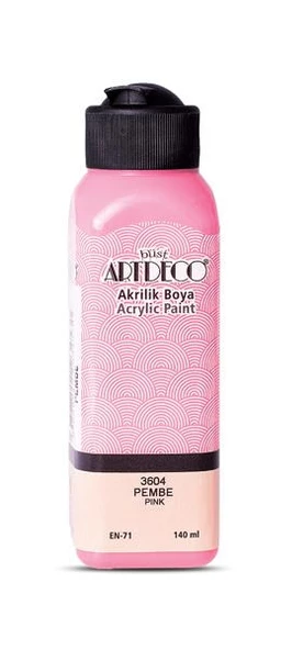 Artdeco Akrilik Boya 140 ml. 3604 PEMBE ürün görseli 1