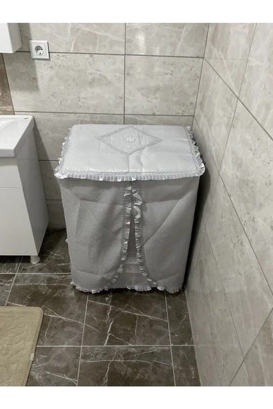 Çamaşır Makinesi Örtüsü - Gri ürün görseli 1