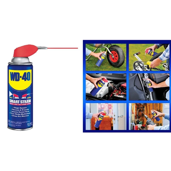 Wd 40 Akıllı Pipet Pas Sökücü Yağlayıcı 350 ml Silah Makine ürün görseli 1