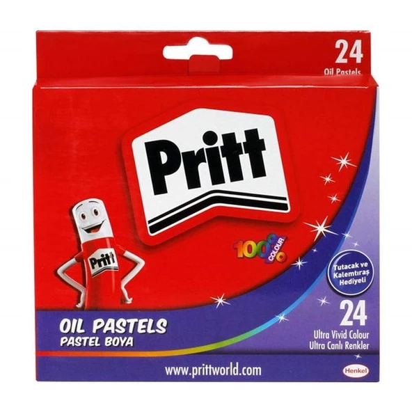 Pritt Pastel Boya 24 Renk Karton Kutu ürün görseli 1