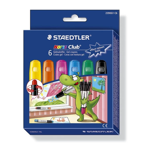 Staedtler Noris Jel Pastel Boya 6 Renk ürün görseli 1