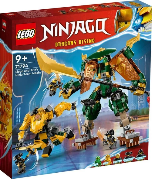 LEGO Ninjago 71794 Lloyd and Arin's Ninja Team Mechs ürün görseli 1
