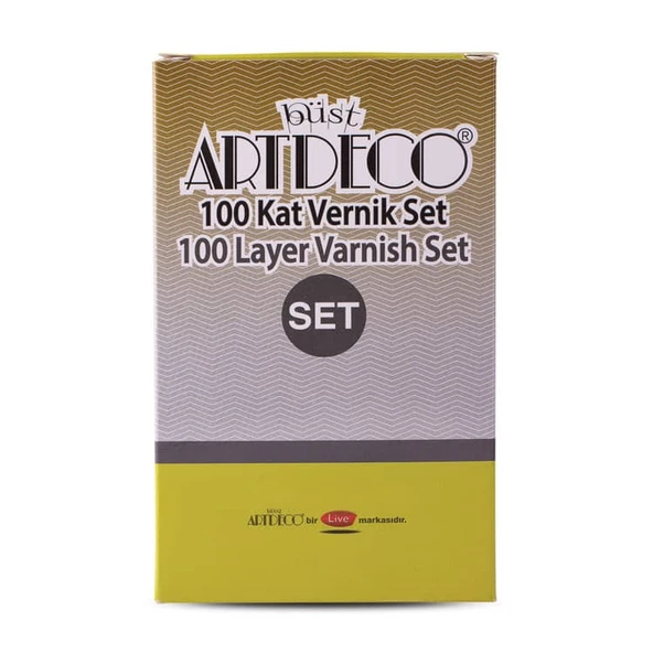 Artdeco 100 Kat Vernik Set ürün görseli 1