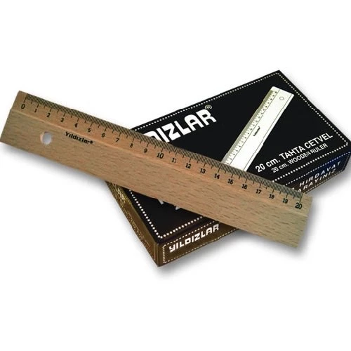 Yıldızlar Tahta Cetvel 20 cm. ürün görseli 1