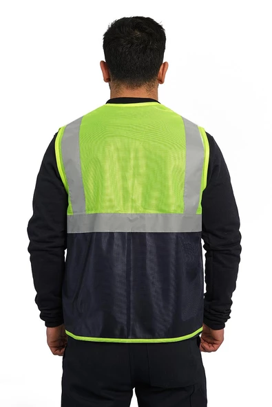 BESTGUARD REFREKTÖRLÜ MÜHENDİS YELEĞİ CEPLİ - Resim 9
