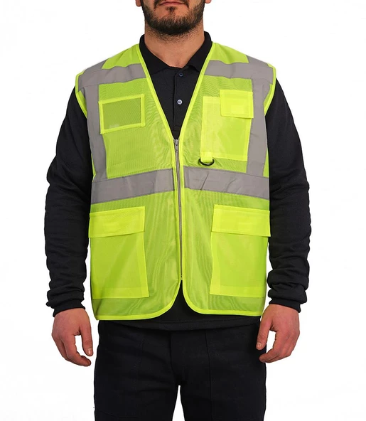 BESTGUARD REFREKTÖRLÜ MÜHENDİS YELEĞİ CEPLİ ürün görseli 1