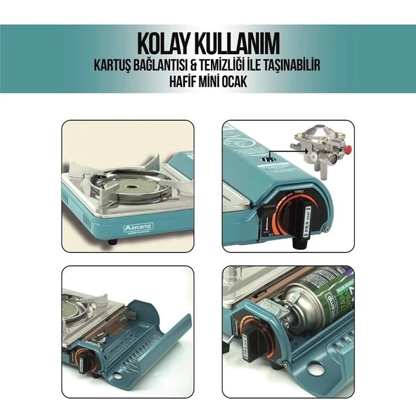Orcamp Seramik Pro Portatif Ocak - Resim 4