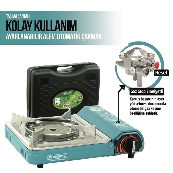 Orcamp Seramik Pro Portatif Ocak - Resim 3